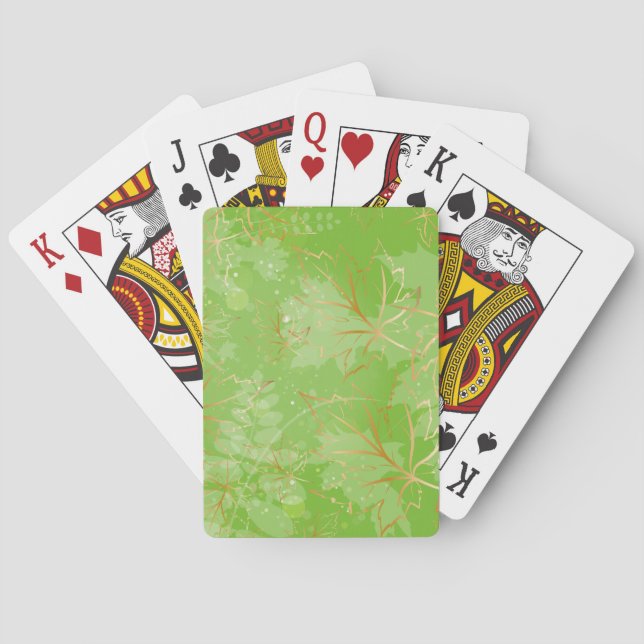 Gyllene blad 7 casinokort (Baksidan)