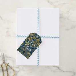 Gyllene Blommas Elegans Presentetikett