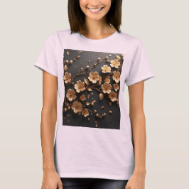 Gyllene Blommas Elegans T Shirt