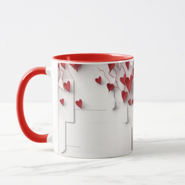 Gyllene blomsterdaglig kopp för kaffe (Vänster)