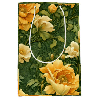 Gyllene blomstertapet