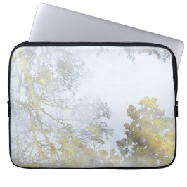 Gyllene bredbladsljus laptop fodral