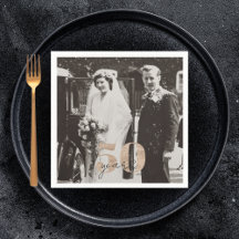 Gyllene Bröllop-årsdagen då och nu 50 år