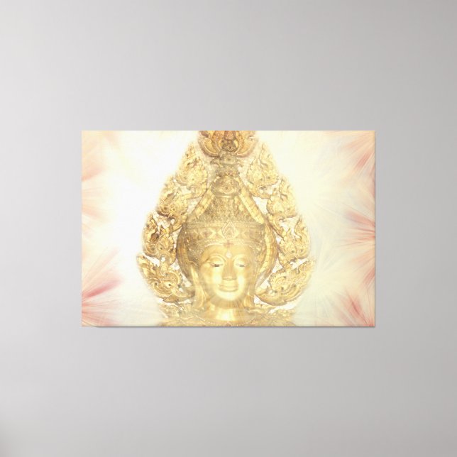 gyllene buddha canvastryck (Framsida)
