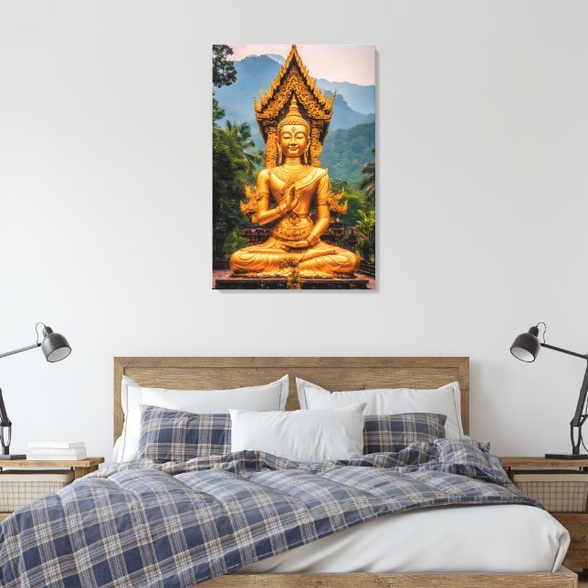 Gyllene Dhamma i de norra kullarna Canvastryck (Insitu (sovrum))