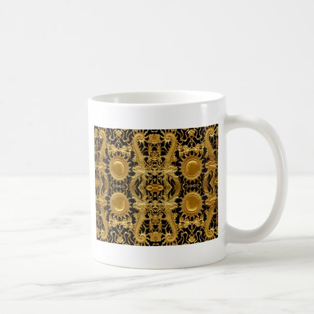 gyllene drake kaffemugg (Höger)