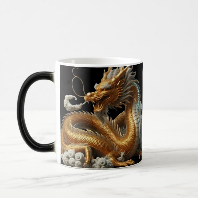 gyllene drake magisk mugg (Vänster)