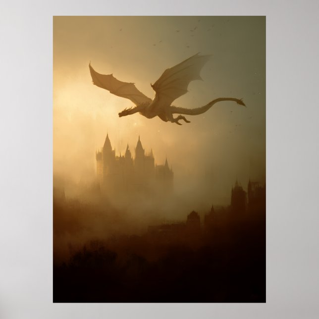 Gyllene Drakens Dimmiga Slott Poster (Framsidan)