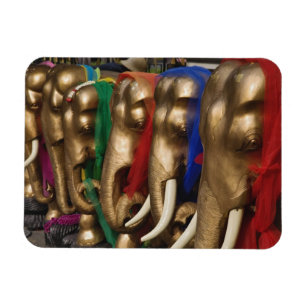 Gyllene elefanter magnet