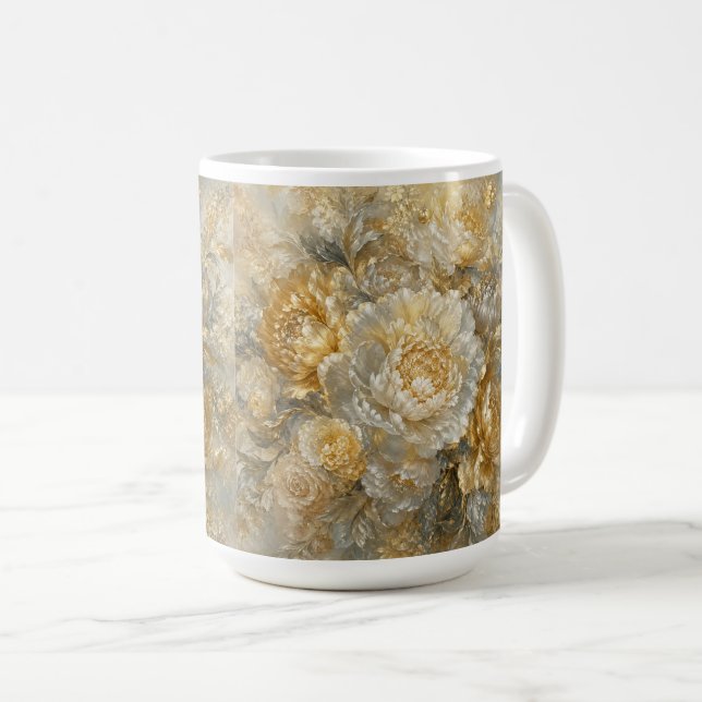 Gyllene Elfenbens Trädgård Kaffemugg (Framsida höger)