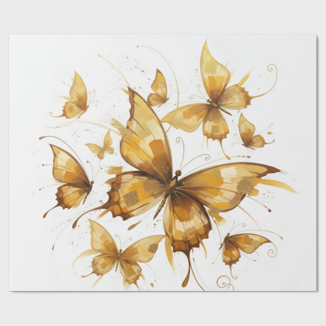 Gyllene Flykt Presentpapper (Platt)