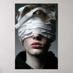Gyllene Glöd Melanin Vild Nära-Upptagning Poster