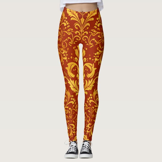 Gyllene Grace Leggings (Framsida)