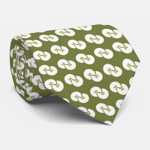 gyllene grönt necktie slips