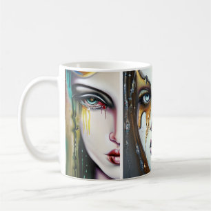 Gyllene Gudinna Ai Konst Kaffemugg
