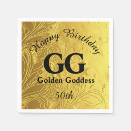 Gyllene Gudinnan Firar 50-årsdag Pappersservett