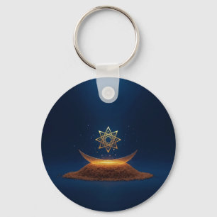 Gyllene Harmoni – Shree Yantra:s gudomliga resonan Nyckelring