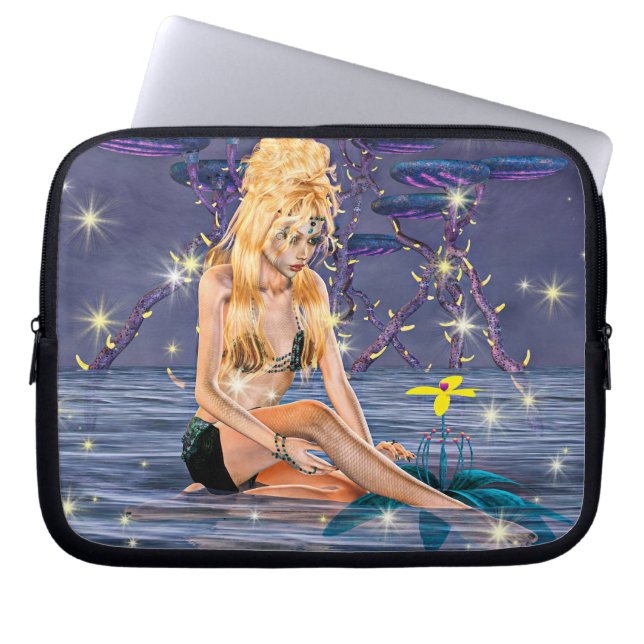 Gyllene Havfrue Laptop Sleeve (Framsidan)