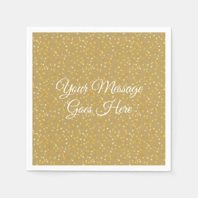 Gyllene Hjärtan Pappersservett (Framsidan)