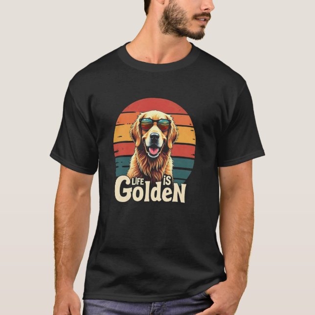 Gyllene Hundliv T Shirt (Framsida)