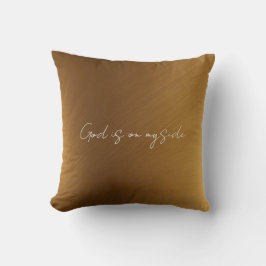 Gyllene Inspirerande Välsignelse Kudde