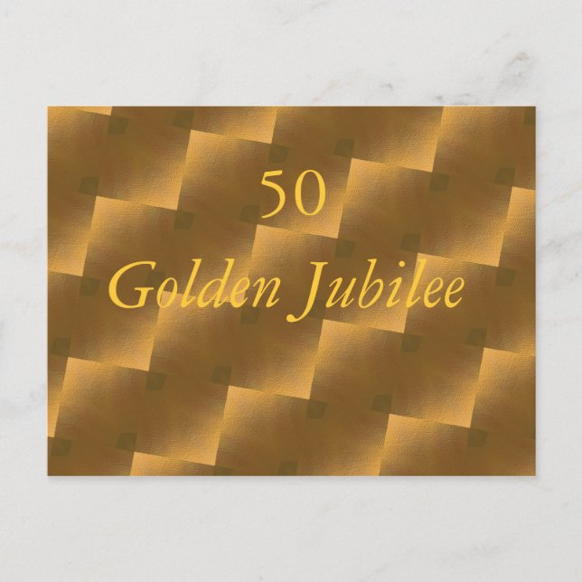 Gyllene jubileum vykort (Framsida)