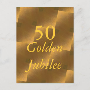 Gyllene jubileum vykort