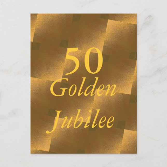 Gyllene jubileum vykort (Framsida)