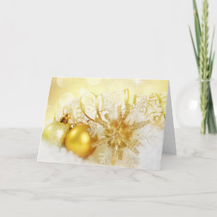 GYLLENE JULTACKKORT FRÅN DESIGNER HELGKORT