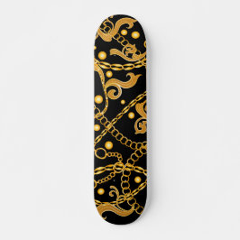 Gyllene Kedjor Mini Skateboard Bräda 18,5 Cm