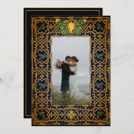 Gyllene keltisk knut  tack kort