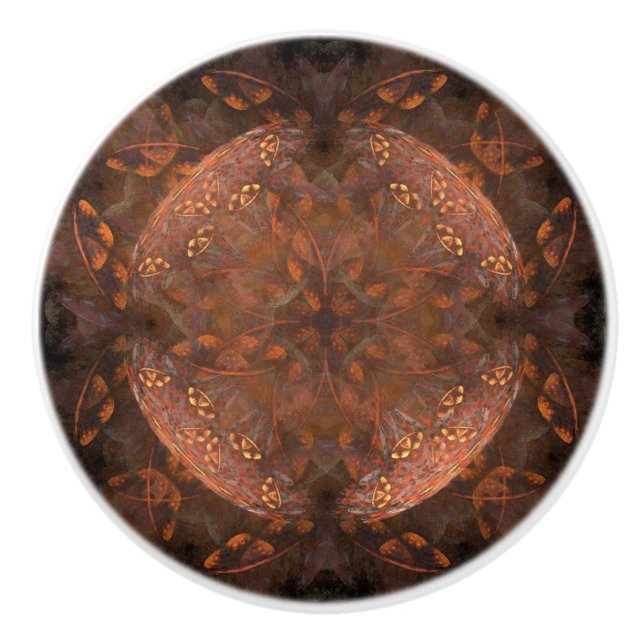 Gyllene Kopparskimmer Knopp (Framsidan)