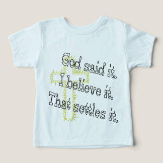 Gyllene Kors Gud Sa T Shirt