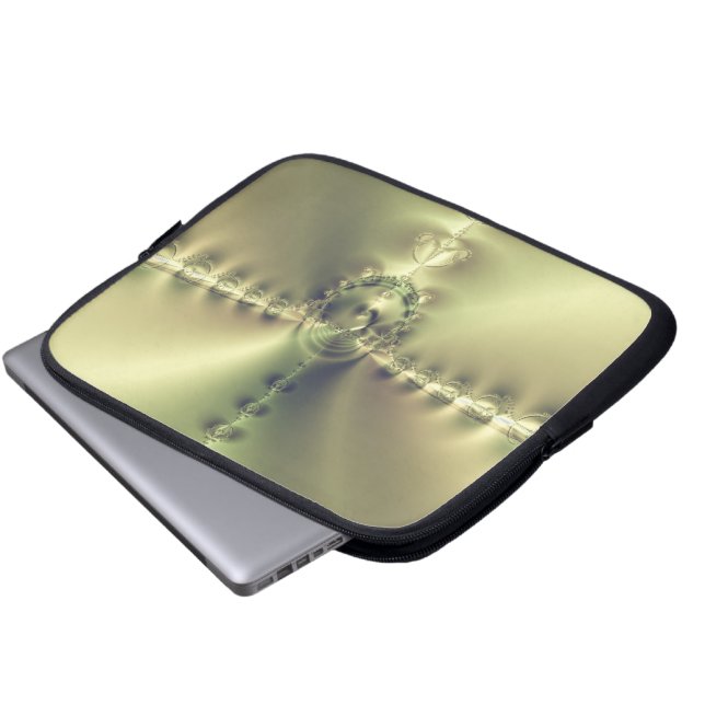 Gyllene kors laptop fodral (Framre botten)