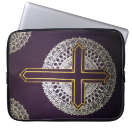 Gyllene Kors Mandala Laptop Fodral