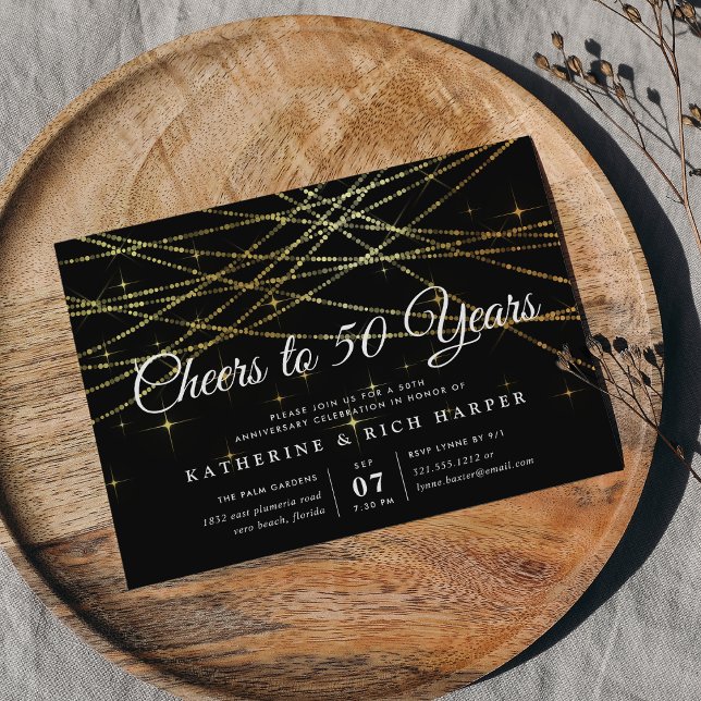 Gyllene krans | Alla årsjubileum-firande Inbjudningar (Skapare uppladdad)