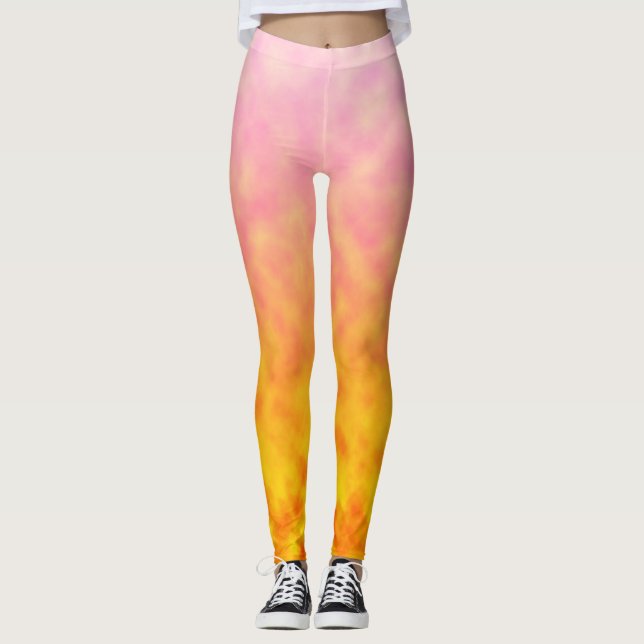 Gyllene kronblad-mirage leggings (Framsida)