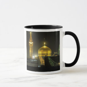 Gyllene kupolen på Imam Reza Shrine Complex vid Mugg