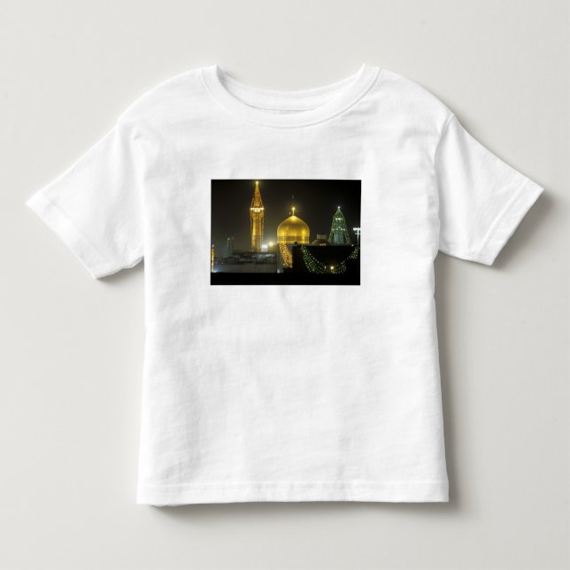 Gyllene kupolen på Imam Reza Shrine Complex vid T Shirt (Framsida)