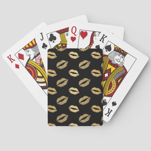 Gyllene kyssar casinokort (Baksidan)