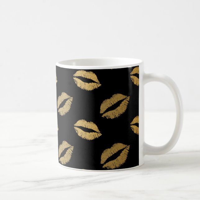Gyllene kyssar kaffemugg (Höger)