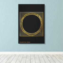 Gyllene lagerblad majestät Modern klassiker Canvas