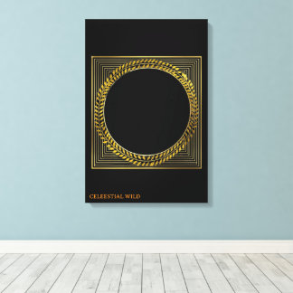 Gyllene lagerblad majestät Modern klassiker Canvas