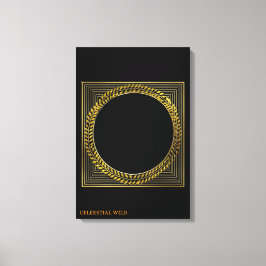 Gyllene lagerblad majestät Modern klassiker Canvas