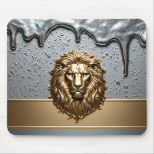 Gyllene Lejon Emblem Kunglig Lyx Symbol 🦁 Musmatta