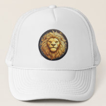 Gyllene Lejon Inom Kosmisk Cirkel