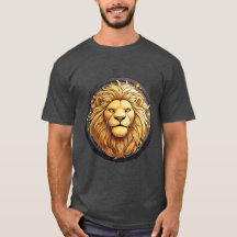 Gyllene Lejon Inom Kosmisk Cirkel