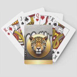Gyllene Leopard Med Vattendroppsdetaljer 🐆 Casinokort