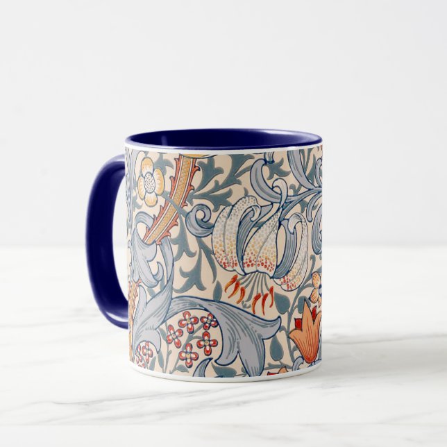 Gyllene lilja, William Morris Mugg (Framsida vänster)
