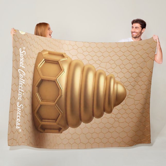 "Gyllene Ljusdesigns" Fleecefilt (På plats)